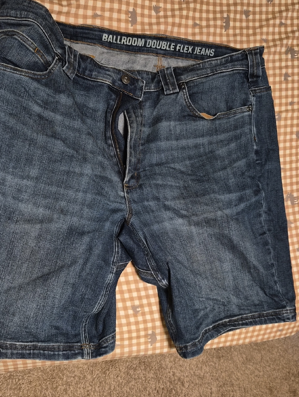 Duluth Trading Co Blue Denim Jean Shorts